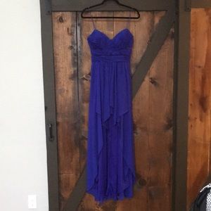 Royal/cobalt blue formal dress